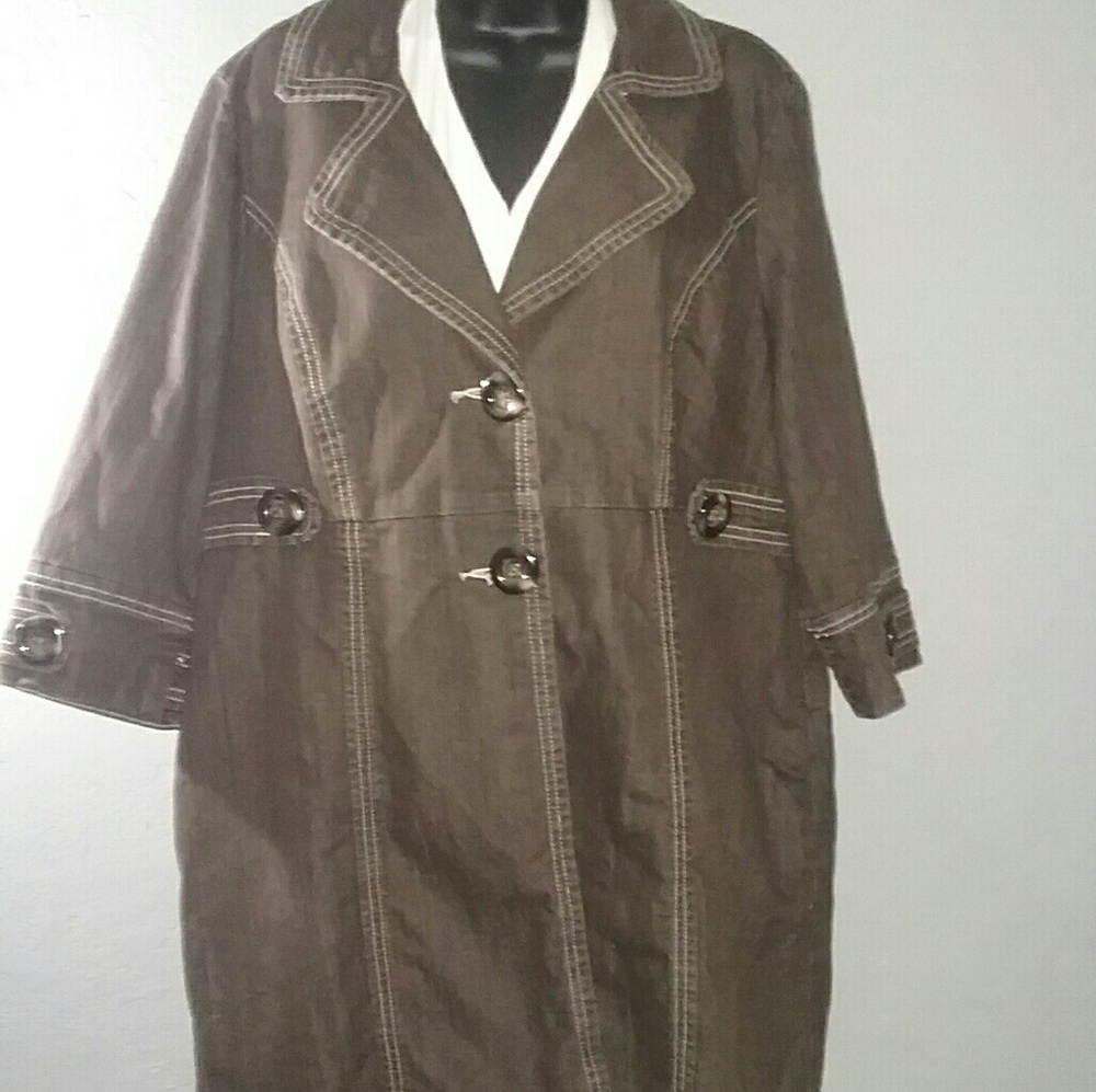 LA Blues Black  Denim  Swing /Car Coat